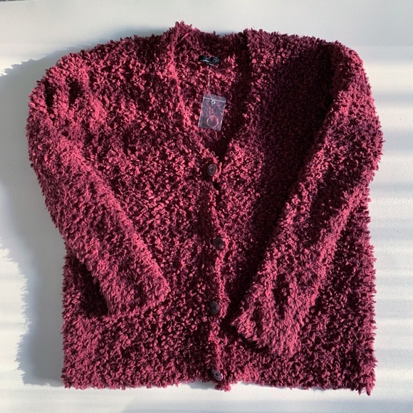 RXB Knit Sweater V-Neck Cardigan XS but fits like S-M - Picture 5 of 9